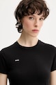 Футболка Pangaia Cotton-Stretch T-shirt чёрный 10002430