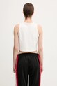 Odzież Pangaia top Cotton-Stretch Tank Top 10002428 biały