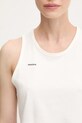 Pangaia top Cotton-Stretch Tank Top biały 10002428