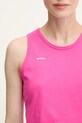 Pangaia top Cotton-Stretch Tank Top różowy 10002428