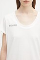 Pangaia tricou din bumbac Lightweight Scoop Neck T-Shirt alb 10002565