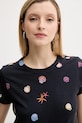 Rag & Bone tricou din bumbac bleumarin WCC25PT016CH16