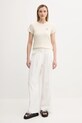 Rag & Bone t-shirt bawełniany WCC25PT030MS31 beżowy SS25