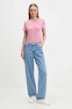 Тениска Tommy Jeans DW0DW21964 розов AW25