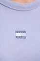 Tommy Jeans t-shirt bawełniany DW0DW22202 fioletowy