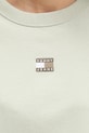 Tommy Jeans tricou din bumbac DW0DW22202 verde