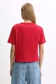 Одяг Бавовняна футболка Tommy Jeans DW0DW22202 рожевий