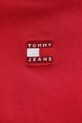 Бавовняна футболка Tommy Jeans DW0DW22202 рожевий