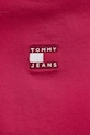Tommy Jeans t-shirt bawełniany DW0DW22202 różowy