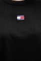 Tommy Jeans tricou din bumbac DW0DW22202 negru
