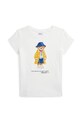 Дитяча бавовняна футболка Polo Ralph Lauren бавовна білий 312957377001