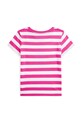 Детская хлопковая футболка Polo Ralph Lauren 312957378001 розовый SS25