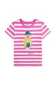 Дитяча бавовняна футболка Polo Ralph Lauren бавовна рожевий 313957378001