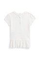 Детская хлопковая футболка Polo Ralph Lauren 310958222001 белый SS25