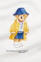 Девочка Детская хлопковая футболка Polo Ralph Lauren 310958222001 белый