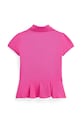 Детская хлопковая футболка Polo Ralph Lauren 312957156001 розовый SS25