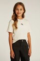 Dětské bavlněné tričko Calvin Klein Jeans kulatý béžová IG0IG02136.128.176.PPYA