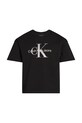 Детская хлопковая футболка Calvin Klein Jeans IG0IG02801.PPYA чёрный SS25