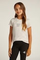Detské bavlnené tričko Calvin Klein Jeans bavlna béžová IG0IG02805.128.176.PPYA