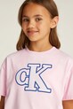 Calvin Klein Jeans t-shirt bawełniany dziecięcy IG0IG02806.PPYA różowy