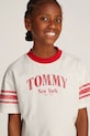 Tommy Hilfiger tricou de bumbac pentru copii alb KG0KG08293.PPYA