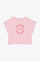 Tommy Hilfiger t-shirt bawełniany dziecięcy KG0KG08295.98.122.PPYA różowy SS25