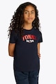 Tommy Hilfiger tricou de bumbac pentru copii print bleumarin KG0KG08296.104.122.PPYA