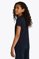 Fete Tommy Hilfiger tricou de bumbac pentru copii KG0KG08296.104.122.PPYA bleumarin