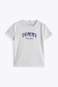 Tommy Hilfiger t-shirt bawełniany dziecięcy KG0KG08296.128.176.PPYA biały SS25