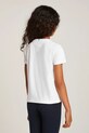 Dziewczynka Tommy Hilfiger t-shirt bawełniany dziecięcy KG0KG08296.128.176.PPYA biały