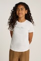 Tommy Hilfiger t-shirt bawełniany dziecięcy nadruk biały KG0KG08298.98.122.PPYA
