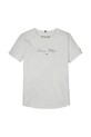 Детская хлопковая футболка Tommy Hilfiger KG0KG08298.128.176.PPYA белый SS25