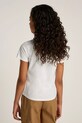 Детская хлопковая футболка Tommy Hilfiger белый KG0KG08298.128.176.PPYA