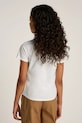 Tommy Hilfiger tricou de bumbac pentru copii alb KG0KG08298.128.176.PPYA