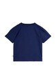 Mini Rodini tricou de bumbac pentru copii Bow 2512012860 bleumarin SS25