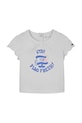 Бебешка тениска Tommy Hilfiger еластичен бял KN0KN01963.PPYA