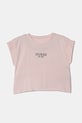 Дитяча футболка Guess аплікація рожевий J4BI34.J1314.PPYA