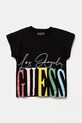 Дитяча футболка Guess з еластаном чорний J5RI00.K6YW4.PPYA