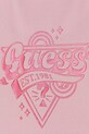 Дівчинка Дитяча бавовняна футболка Guess J5RI02.K6YW4.PPYA рожевий