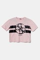 Детская футболка Guess узор розовый J5RI04.K6YW4.PPYA