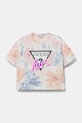 Дитяча футболка Guess з еластаном блакитний J5RI05.K6YW4.PPYA