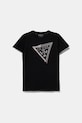 Dječja majica kratkih rukava Guess print crna J5RI12.K6YW4.PPYA