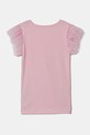 Guess tricou copii J5RI17.K6YW4.PPYA roz SS25