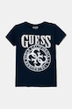 Guess t-shirt dziecięcy z elastanem granatowy J5RI20.K6YW4.PPYA