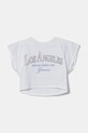 Guess t-shirt dziecięcy aplikacja biały J5RI29.K6YW4.PPYA