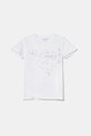 Dětské tričko Guess s elastanem bílá J5RI38.K6YW4.PPYA