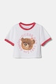 Guess t-shirt dziecięcy z elastanem biały J5RI41.K6YW4.PPYA
