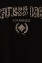 Дівчинка Дитяча бавовняна футболка Guess J5RI45.KA260.PPYA чорний