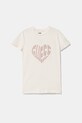 Дитяча футболка Guess з еластаном бежевий J5RI46.J1314.PPYA