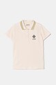 Детская хлопковая футболка Guess аппликация бежевый J5RP01.KCOK1.PPYA